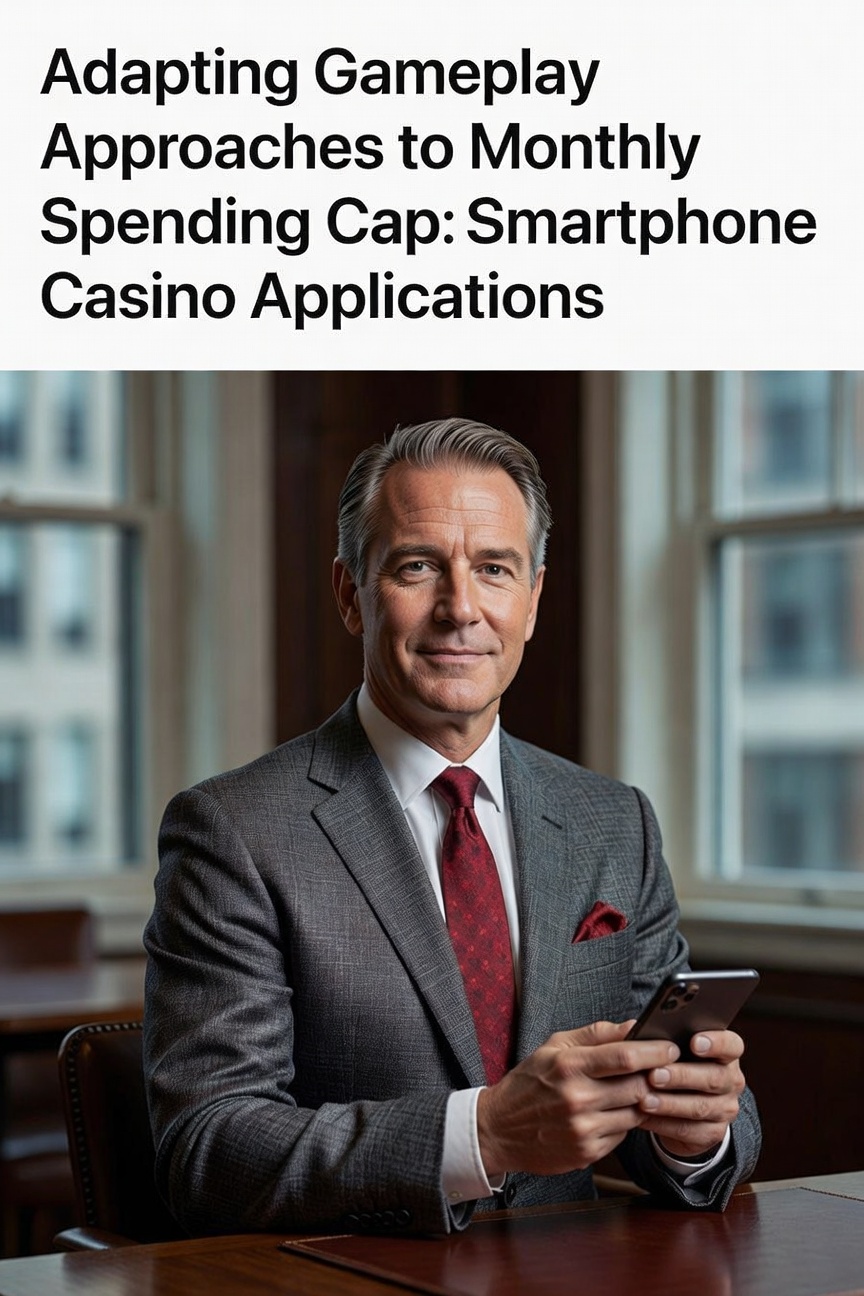 Detailansicht einer Casino-App mit Budget-Tracker und Warnhinweis auf einem Smartphone-Display