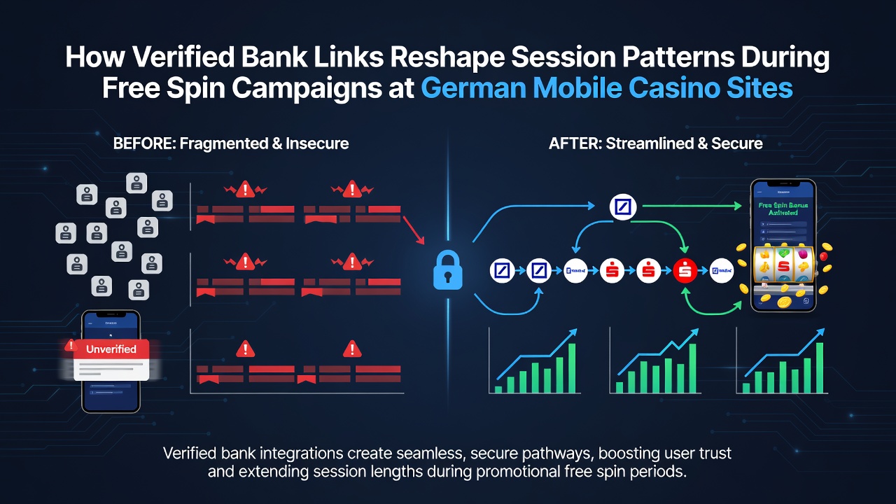 Verifizierte Bankverknüpfungen und ihre Auswirkungen auf Free-Spin-Sessions in mobilen Casinos