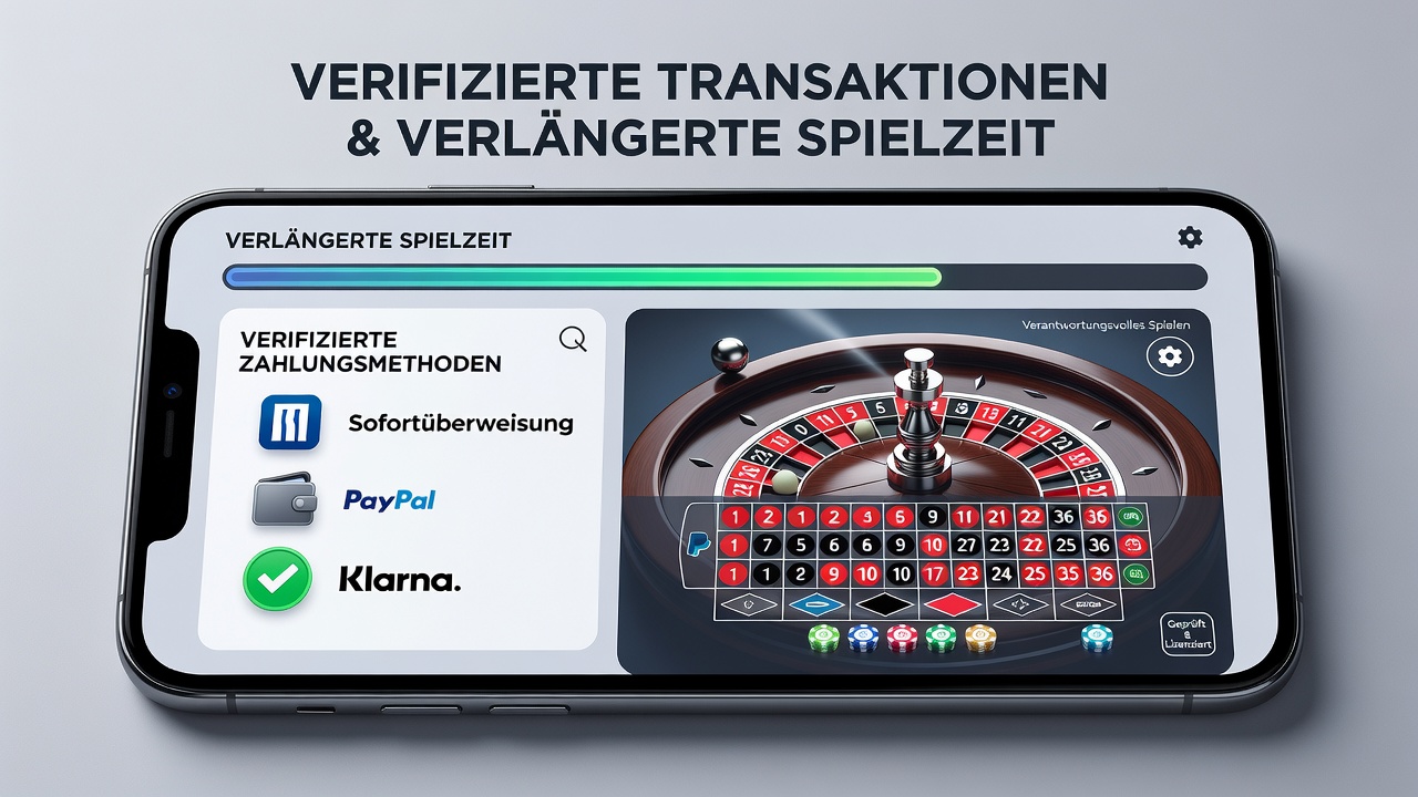 Mobile Roulette Sitzungsdynamik mit verifizierten Zahlungen